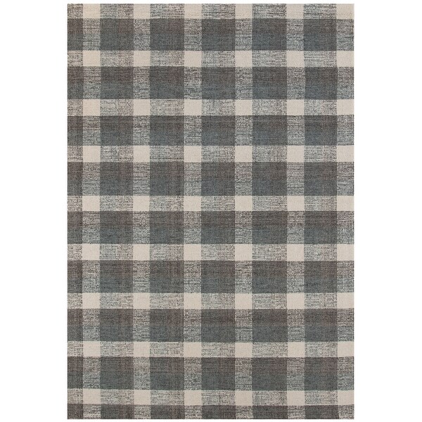 2'3x7'7 Claret Mayberry Rugs Woodlands Plaid Area Rug 
